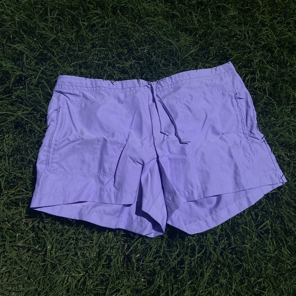 Vintage lavender Adidas shorts